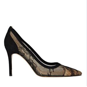 L'agence Simone Lace Pumps In Black size 38 Brand new with box
